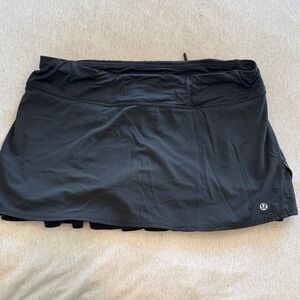 lululemon athletica Classic Black Mini Skirt